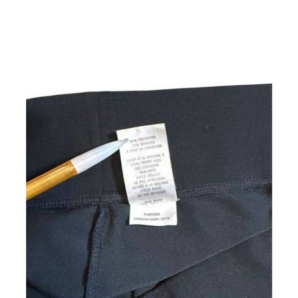 Toad & Co Skirt Women's Size Small Black Corsica Stretch Pull On Gorpcore - Picture 5 of 7